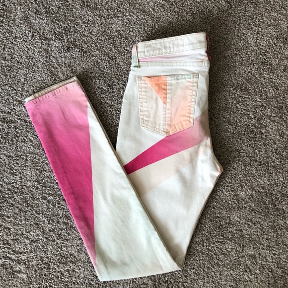 Rag & Bone Goetz Print Legging In Pink - Picture 5 of 5